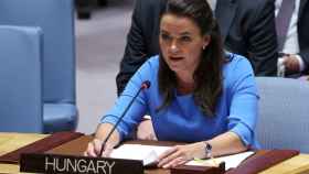 Katalin Novak en el Consejo de Seguridad de Naciones Unidas