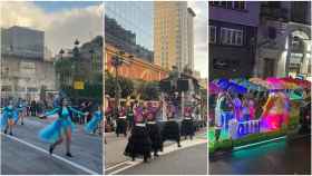 Desfile de comparsas de Vigo.