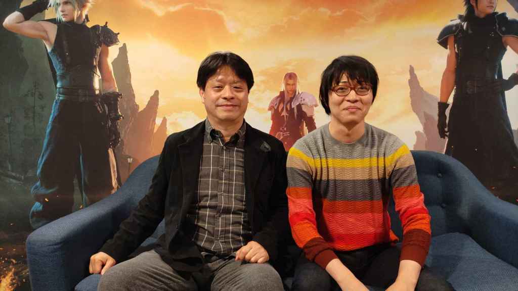 Yoshinori Kitase y Naoki Hamaguchi, productor y director de 'Final Fantasy VII Rebirth'.