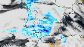 Mapa radar de precipitaciones en España