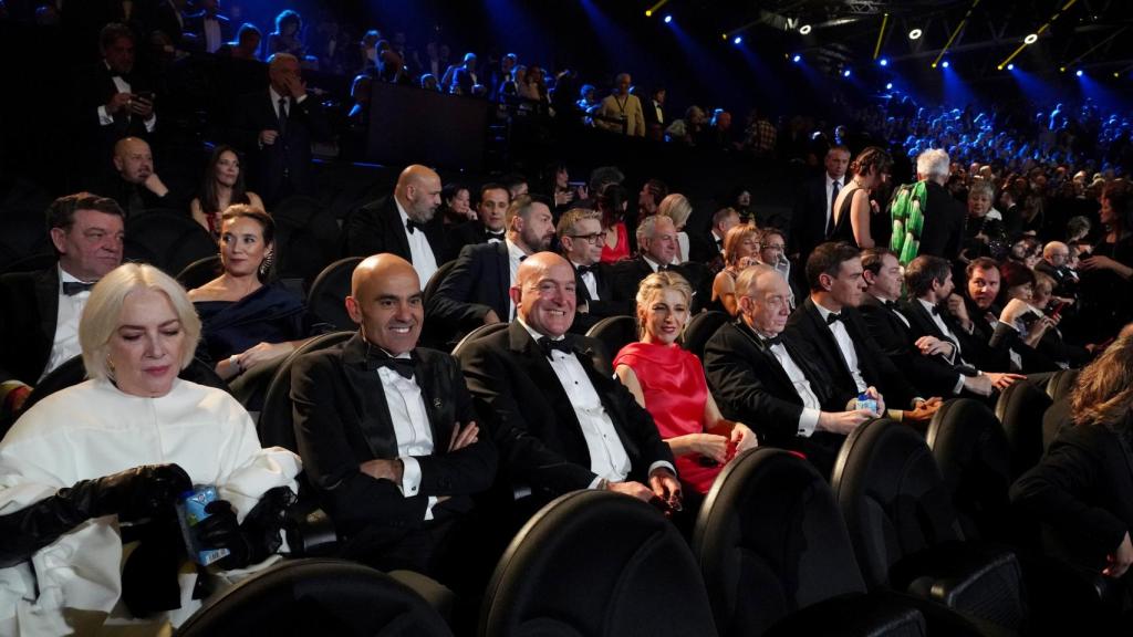Autoridades en la gala de los Goya celebrada en Valladolid