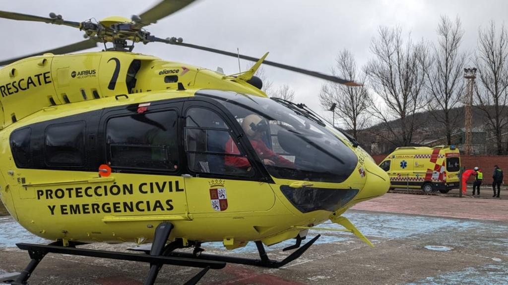 Rescate a la montañera en la provincia de Palencia