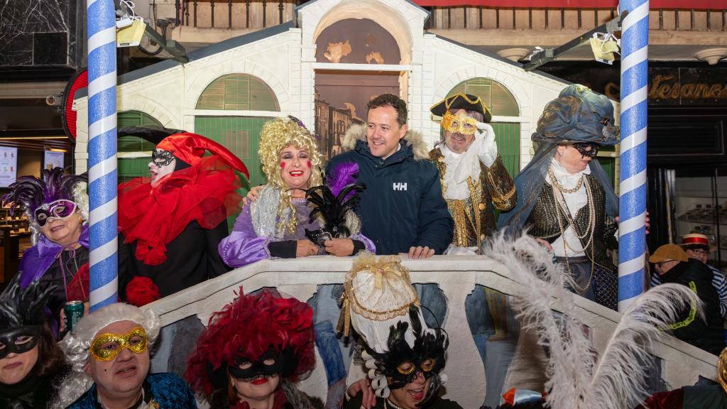 La Peña del Rey Moro en el Carnaval de Toledo 2024. Foto: Javier Longobardo.