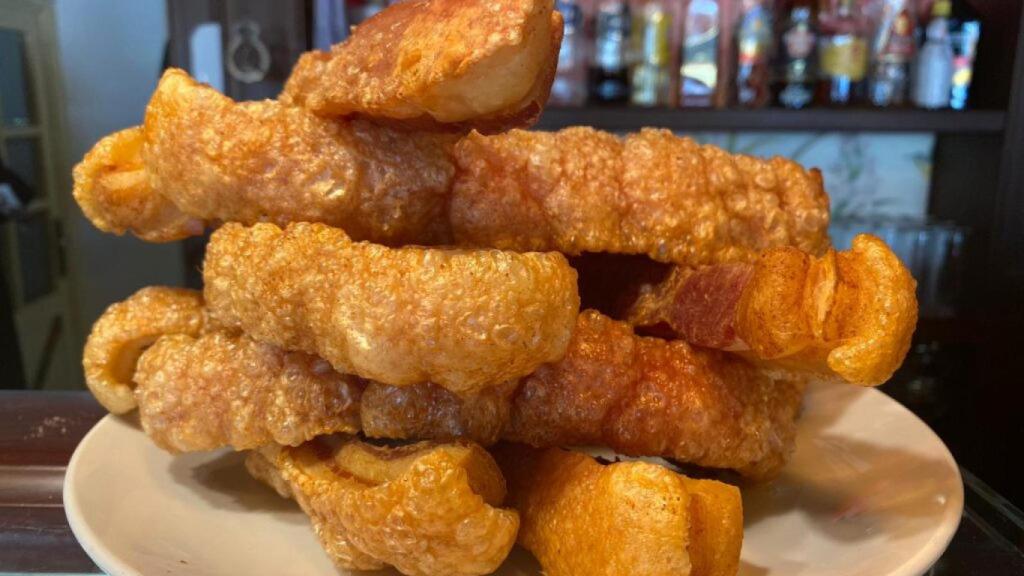 Un plato de torreznos de El cielo de Medinaceli.