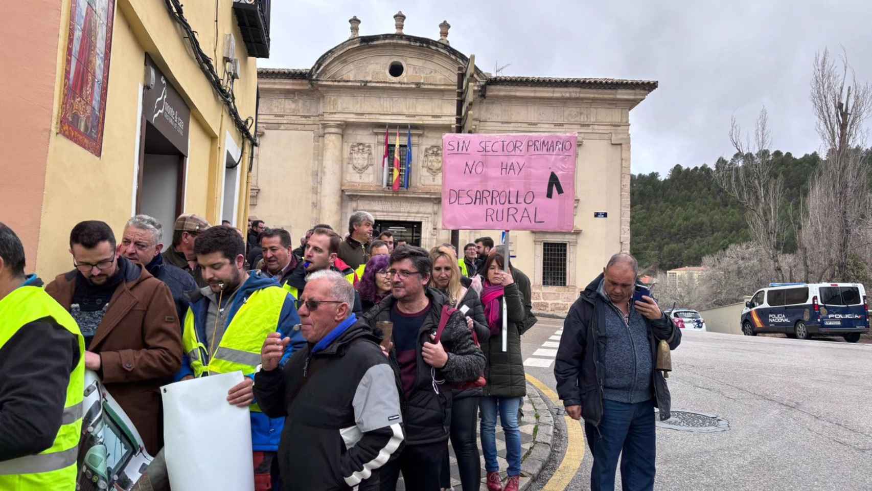 Protestas en Cuenca.