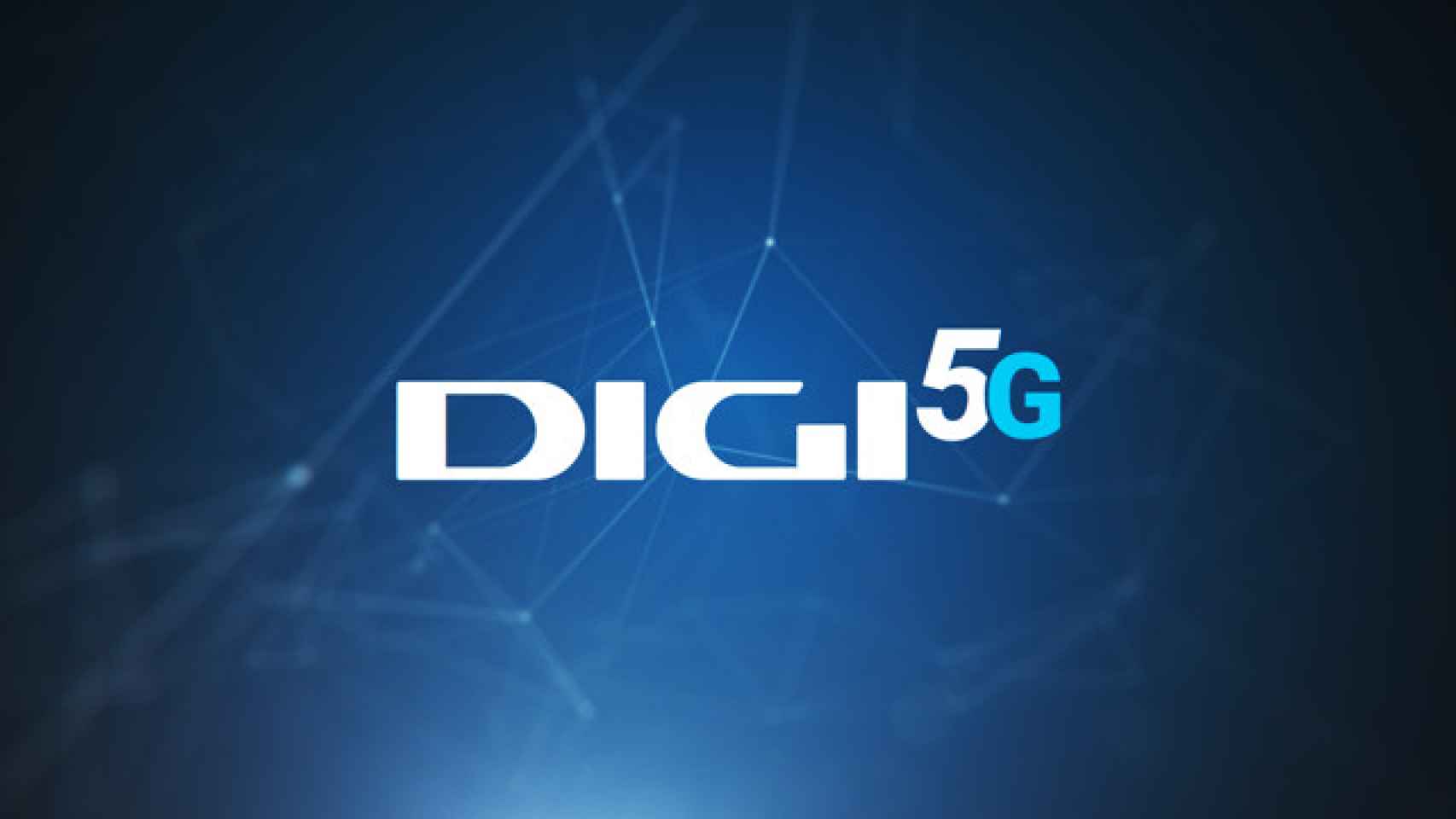 Logo de Digi con motivo del lanzamiento de sus servicios 5G en España.
