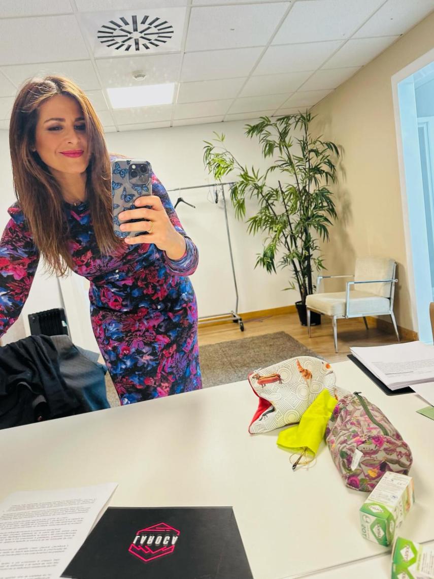 Estilismo de Nuria Roca compartido en sus redes sociales.