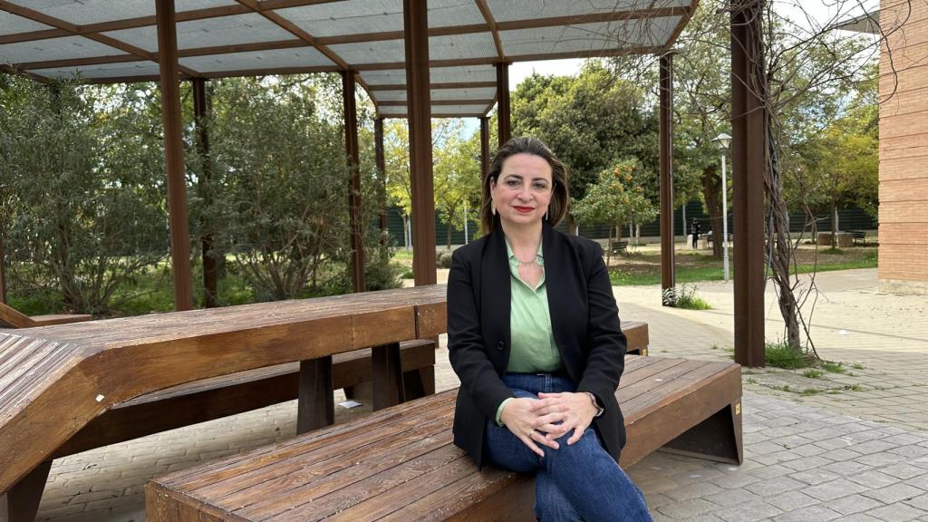 Gema Lobillo, una de las autoras del estudio, en la UMA.