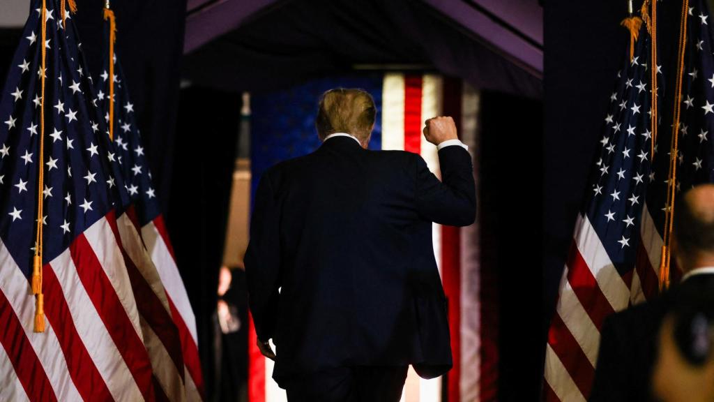 Donald Trump durante un mitin de campaña en Carolina del Sur.