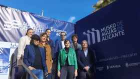 Los gestores que programarán las actividades para el Museo de Aguas de Alicante.