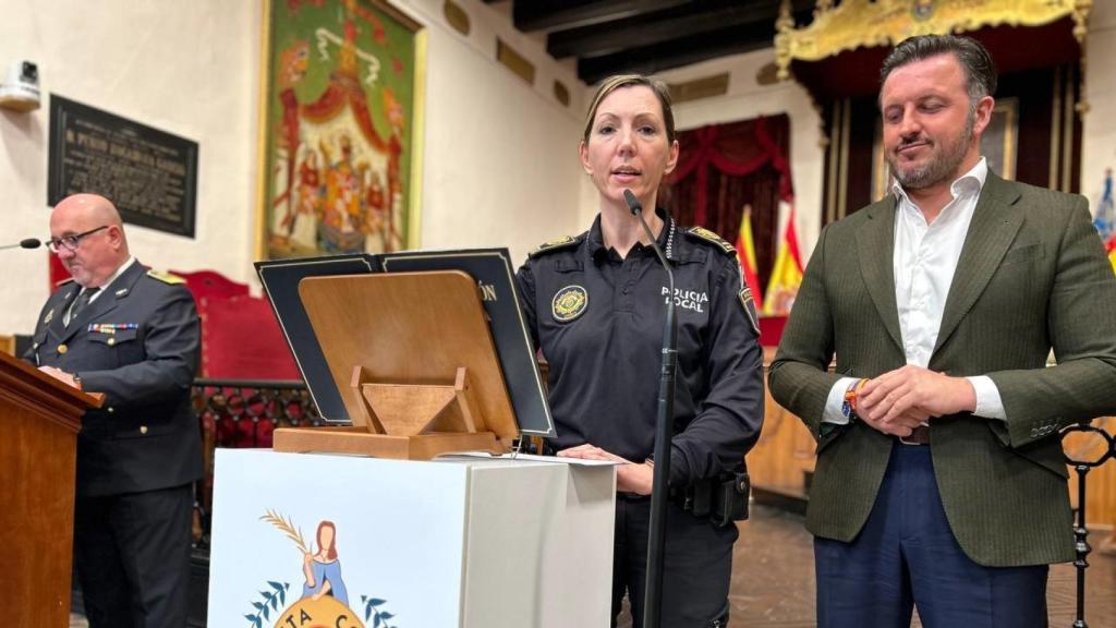 María José Aranda en la toma de posesión del cargo.