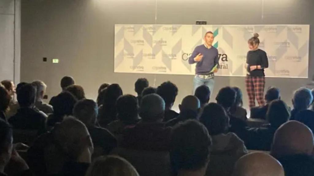 Una edición anterior del Concurso de Monólogos de Fundación Caja Rural Burgos.