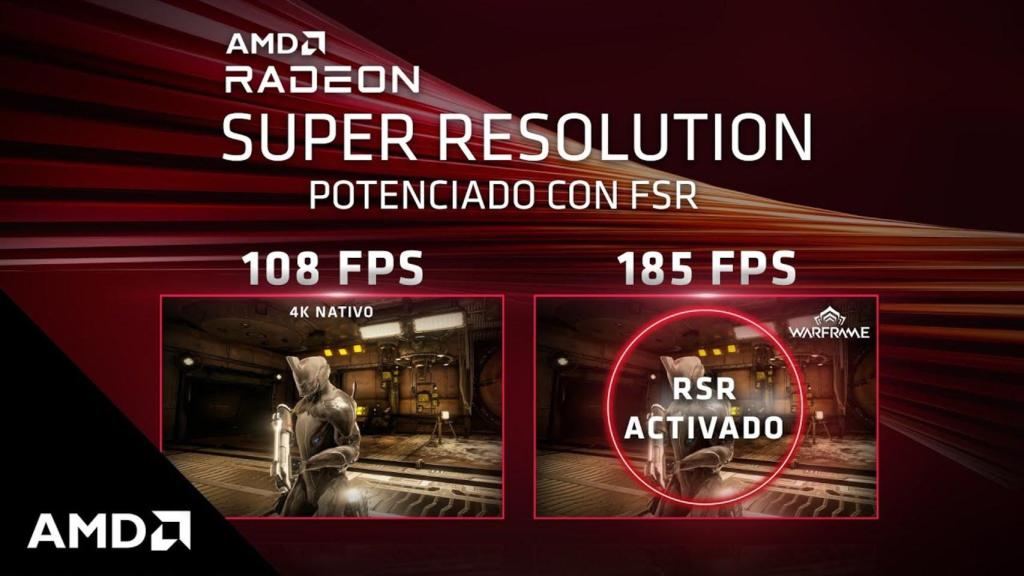 AMD Super Resolution permite mejorar la calidad de imagen sin perder rendimiento