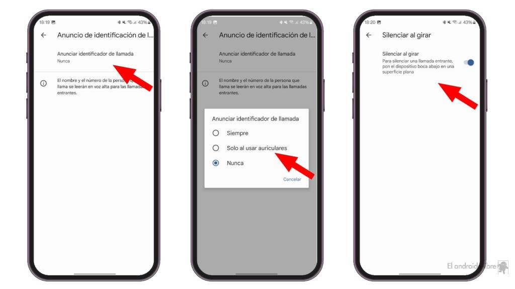 Otras funciones de la app de Teléfono