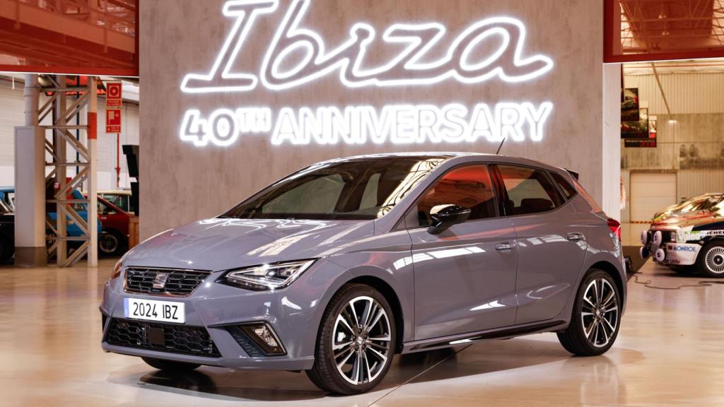 Edición especial del Seat Ibiza que conmemora el 40 aniversario de este modelo.