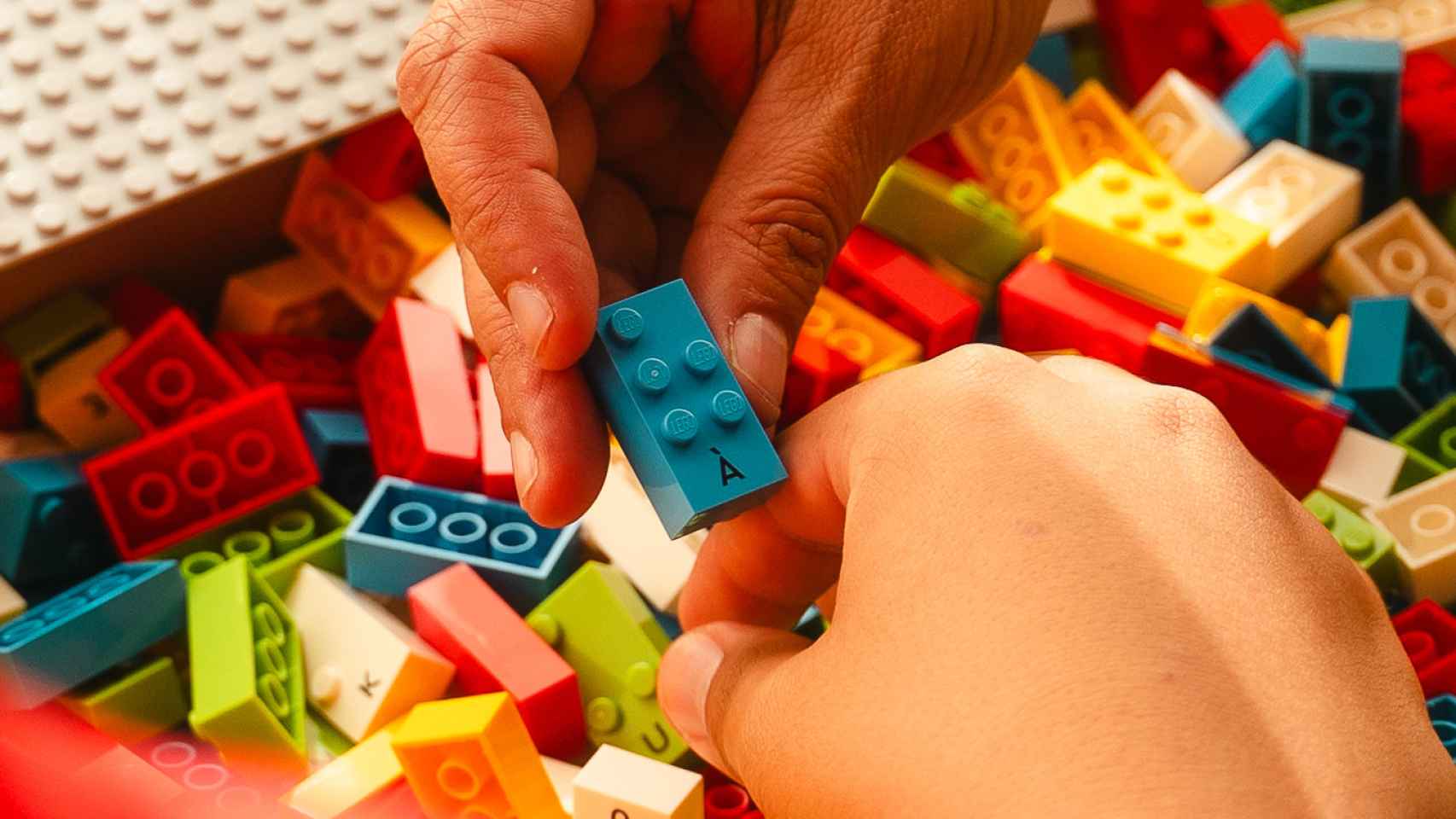 Ladrillo de LEGO en Braille