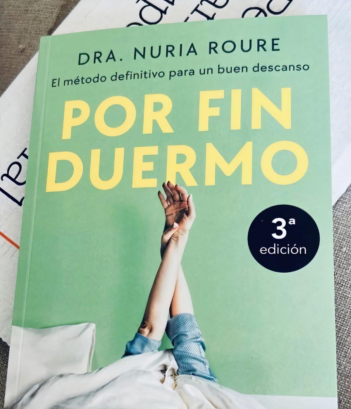 Portada del libro ‘Por fin duermo’ de Nuria Roure (Cedida).