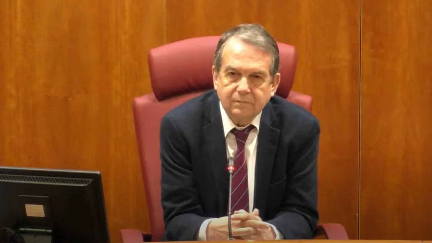 El alcalde de Vigo, Abel Caballero, durante el pleno del 12 de febrero de 2023.