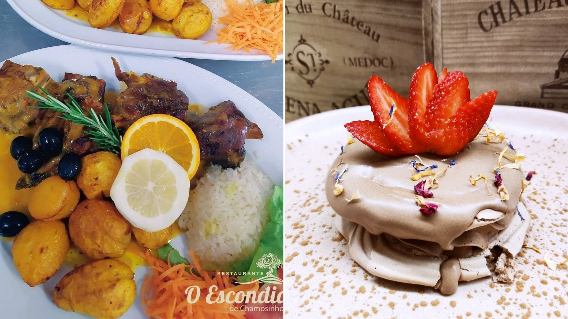 Algunos de los platos que puedes probar en O Escondidinho. Foto: Facebook del restaurante