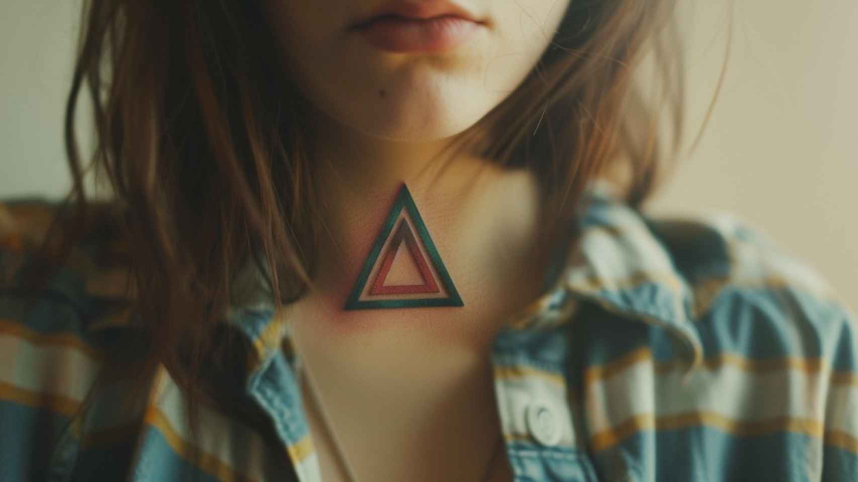 Tatuaje de triángulos