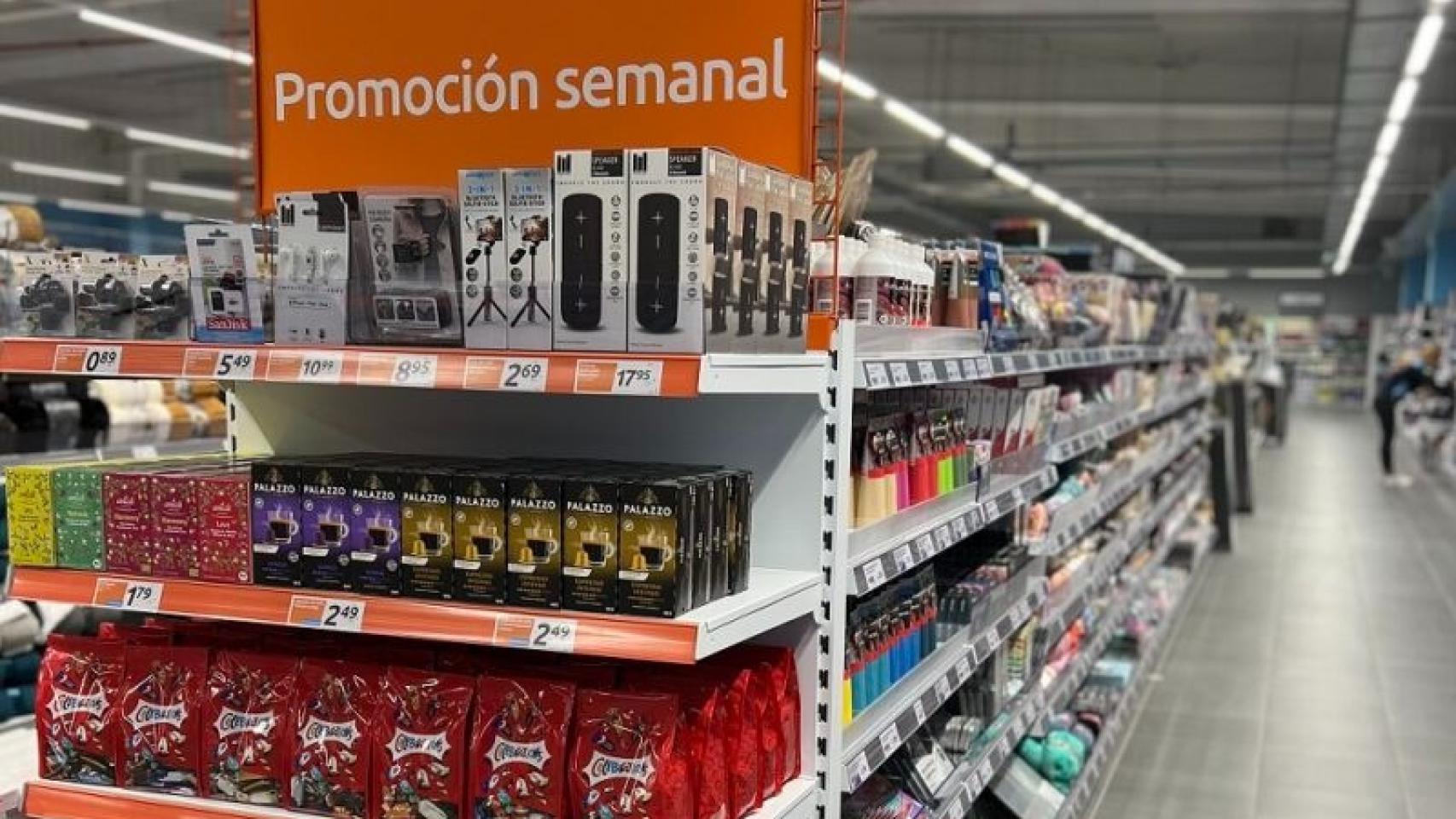 Imagen del interior de una de las tiendas.