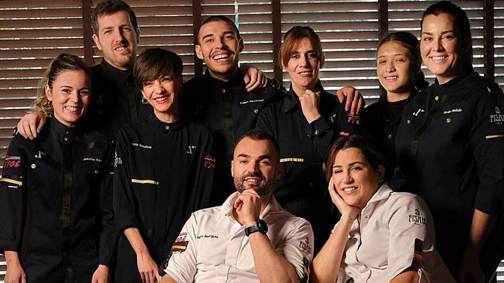 Parte del equipo del Restaurante en La Parra