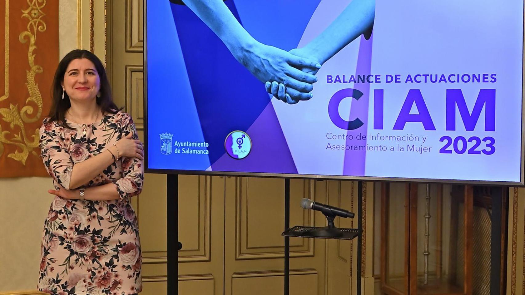 La concejala Miryam Rodríguez presenta el balance anual