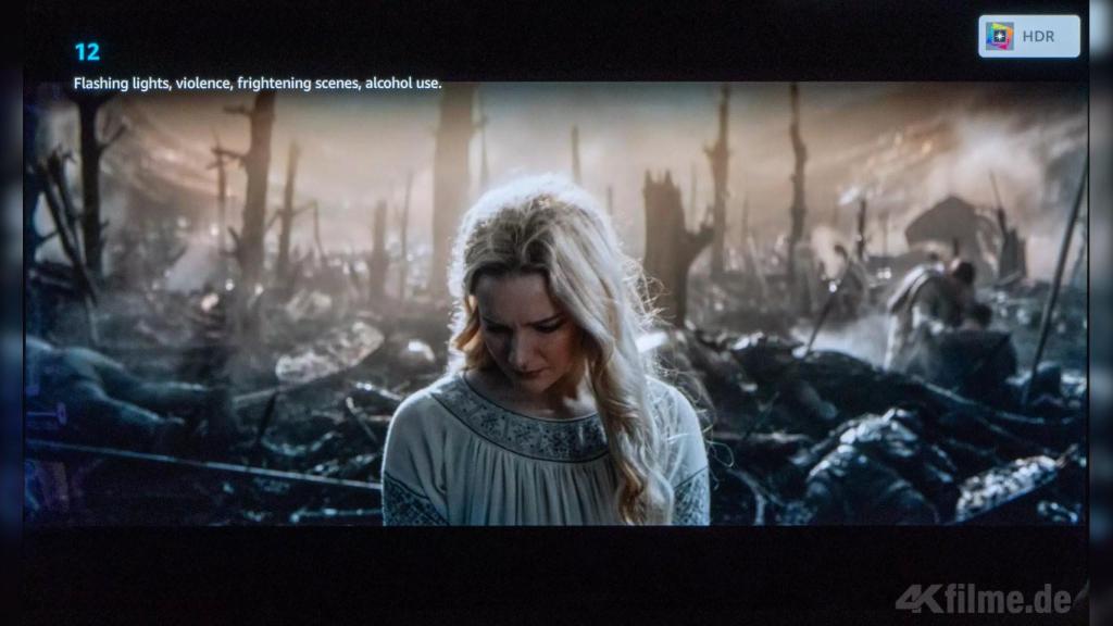 Captura de Amazon Prime Video sin Dolby Atmos ni Dolby Vision