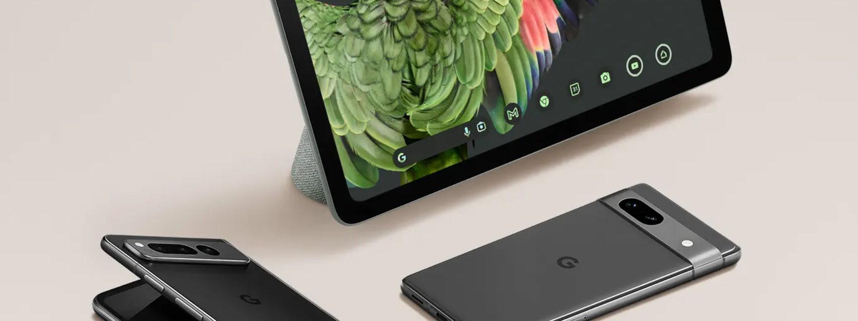 Google Pixel 7a, Pixel Fold y Pixel Tablet, los nuevos dispositivos para un Android  14 que será más personal
