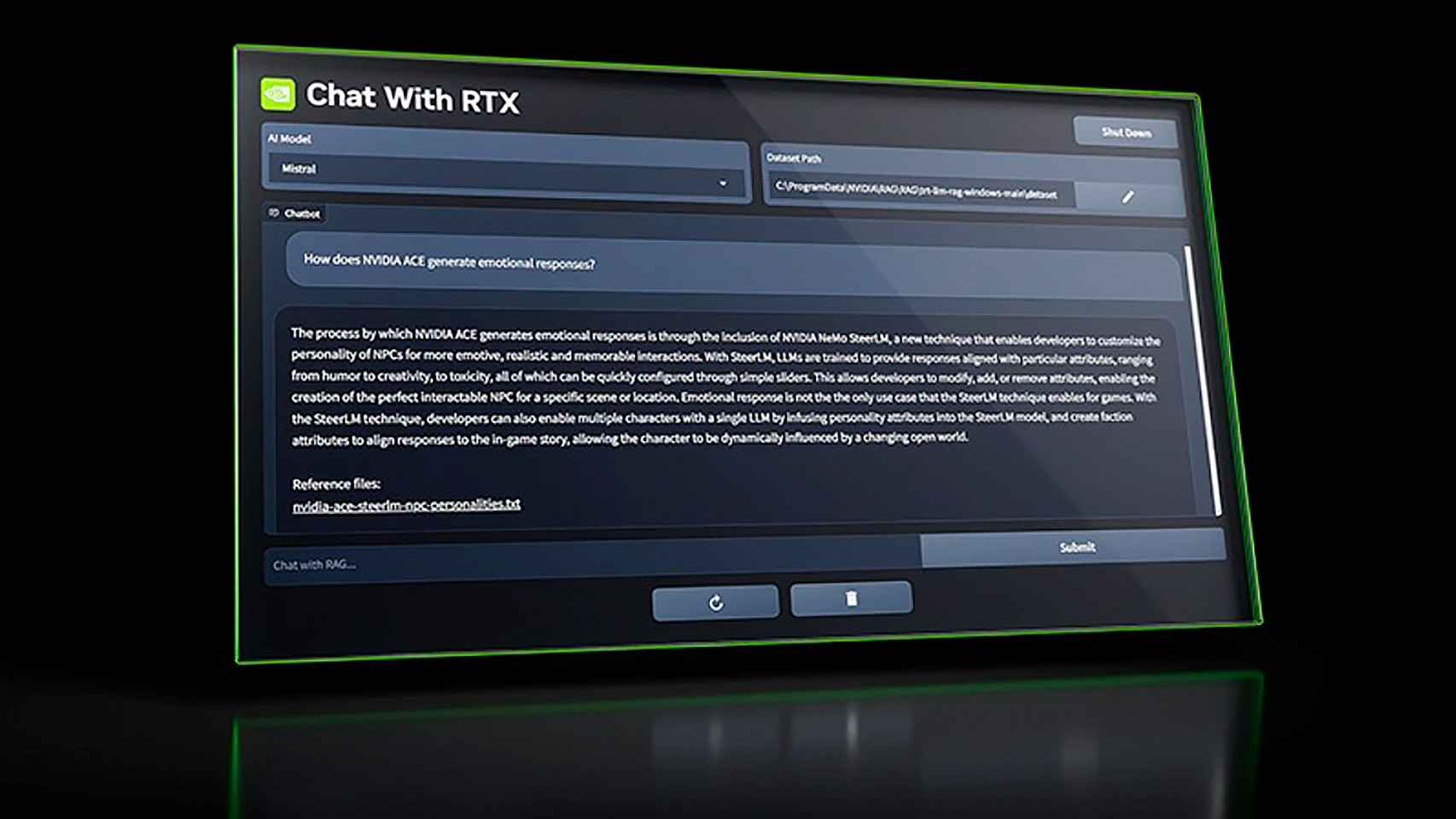 Así es Chat with RTX de NVIDIA