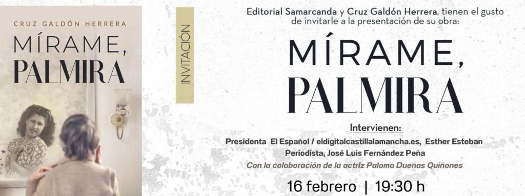 Presentación de 'Mírame, Palmira' en Toledo.