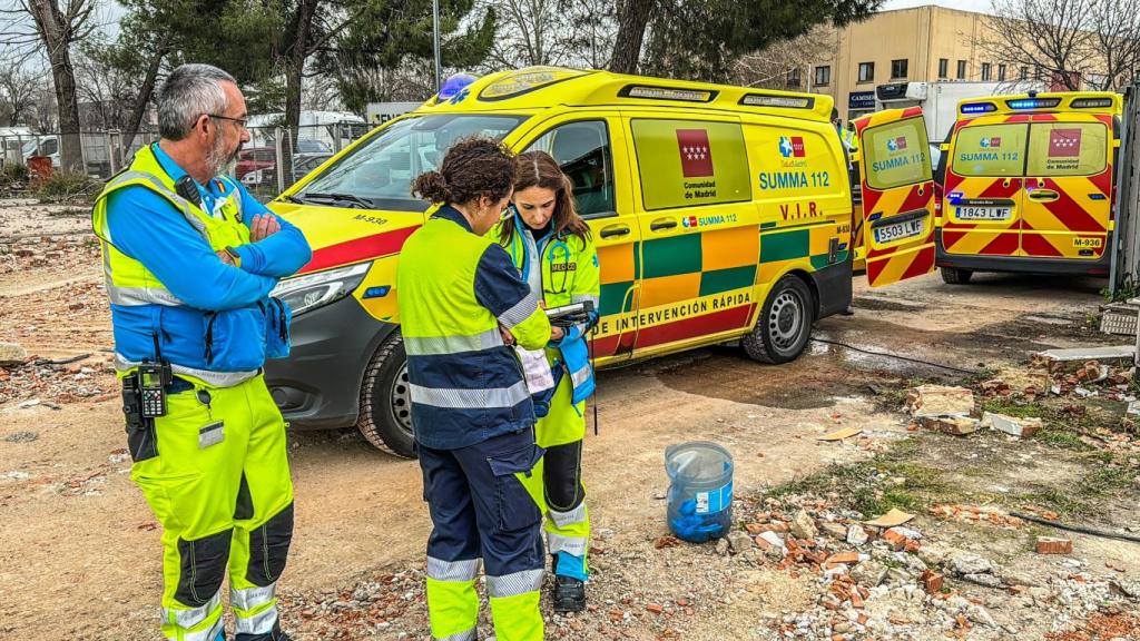 Servicios de Emergencias desplegados en el lugar del suceso.