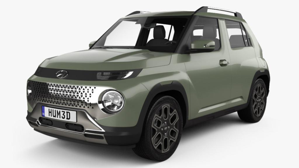 Maqueta que anticipa la llegada del Hyundai Casper.