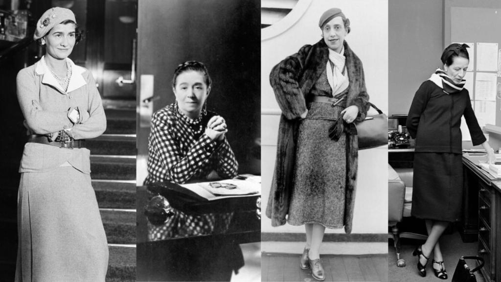 Coco Chanel, Jeanne Lanvin, Elsa Schiaparelli, Diana Vreeland