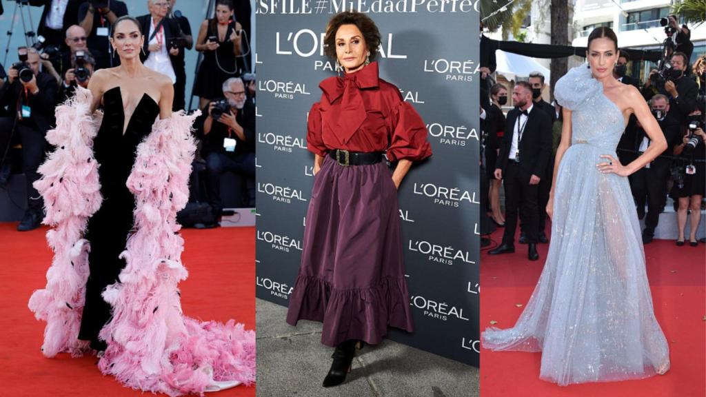 Eugenia Silva, Naty Abascal y Nieves Alvarez.