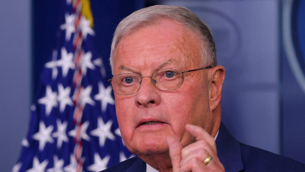 Keith Kellogg durante una rueda de prensa en la Casa Blanca en septiembre de 2020.