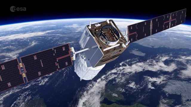 Un satélite en una imagen cedida por la Agencia Espacial
