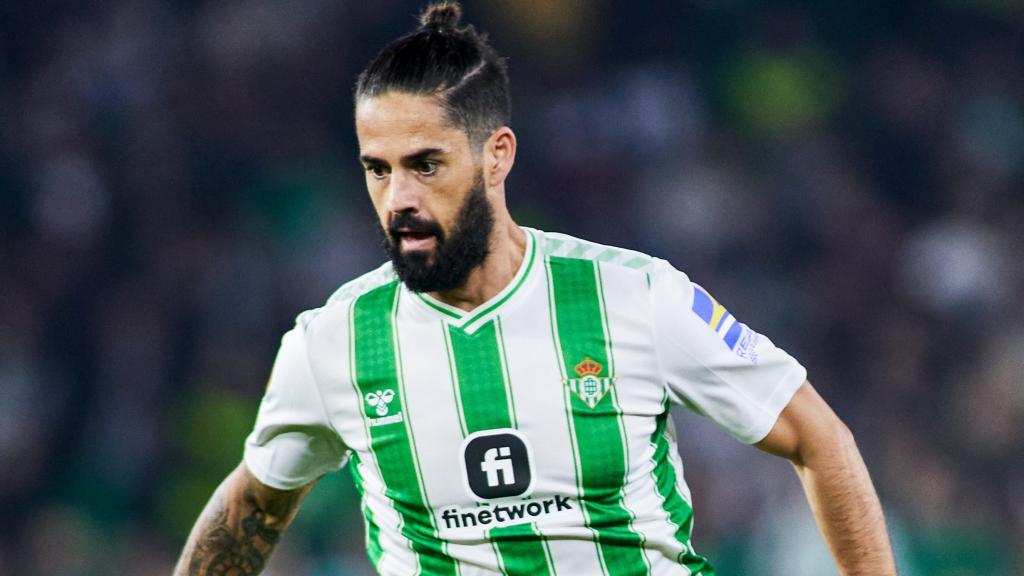 Isco, durante un partido en el Benito Villamarín
