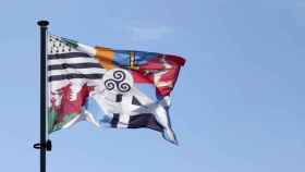 Imagen de archivo de la bandera de los Países Celtas.