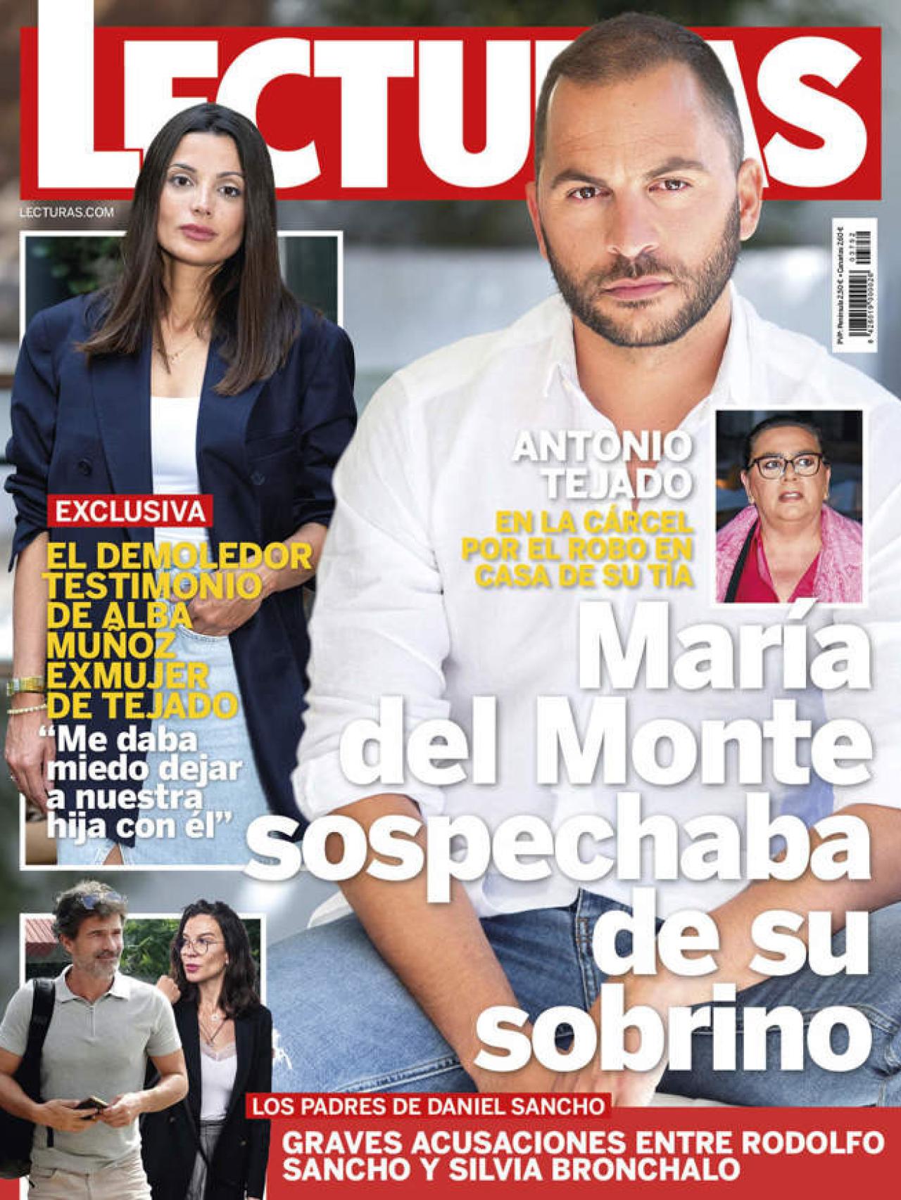 La portada de la revista 'Lecturas' donde Alba Muñoz rompe su silencio.