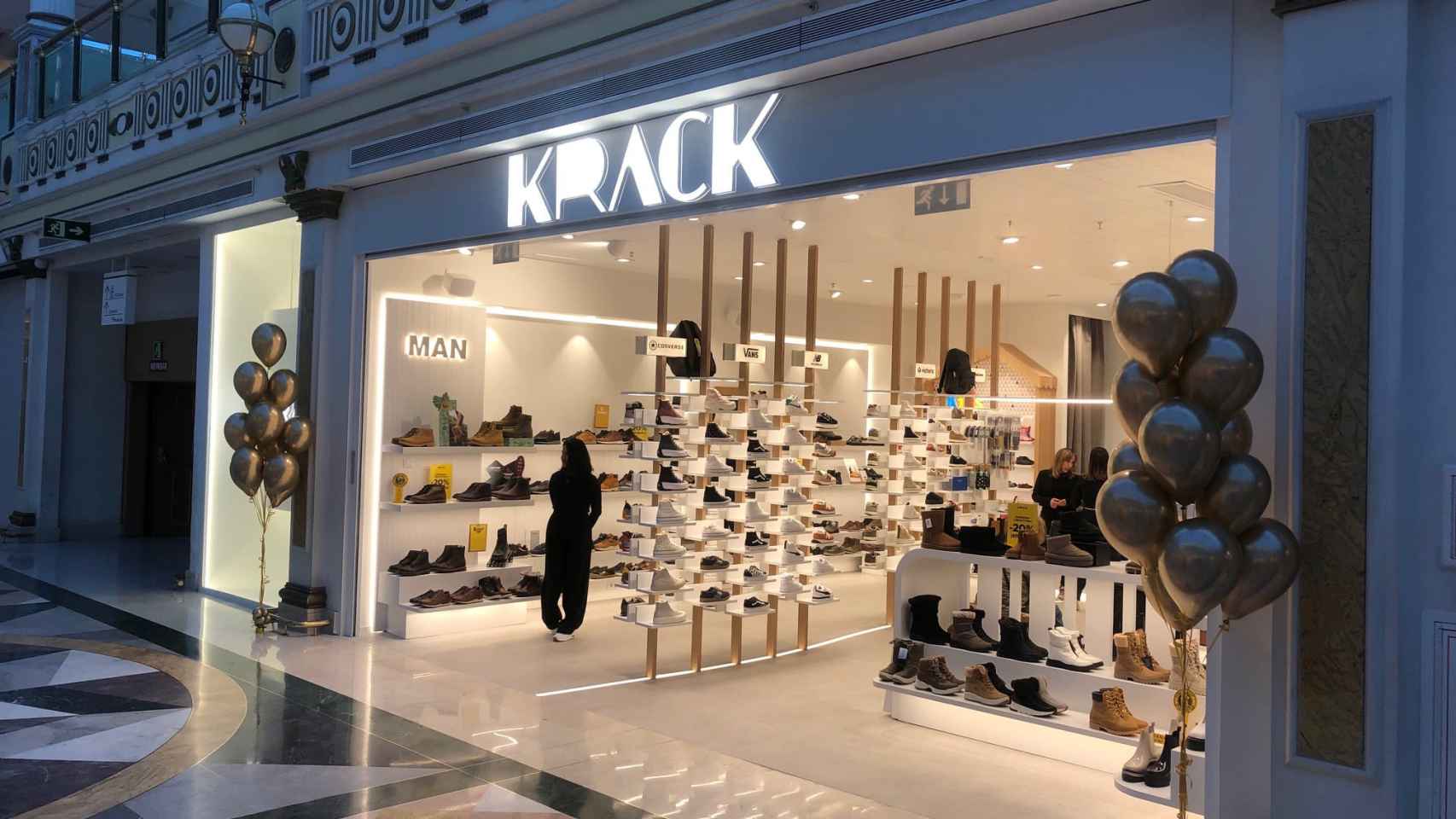 La tienda de zapatería Krack.