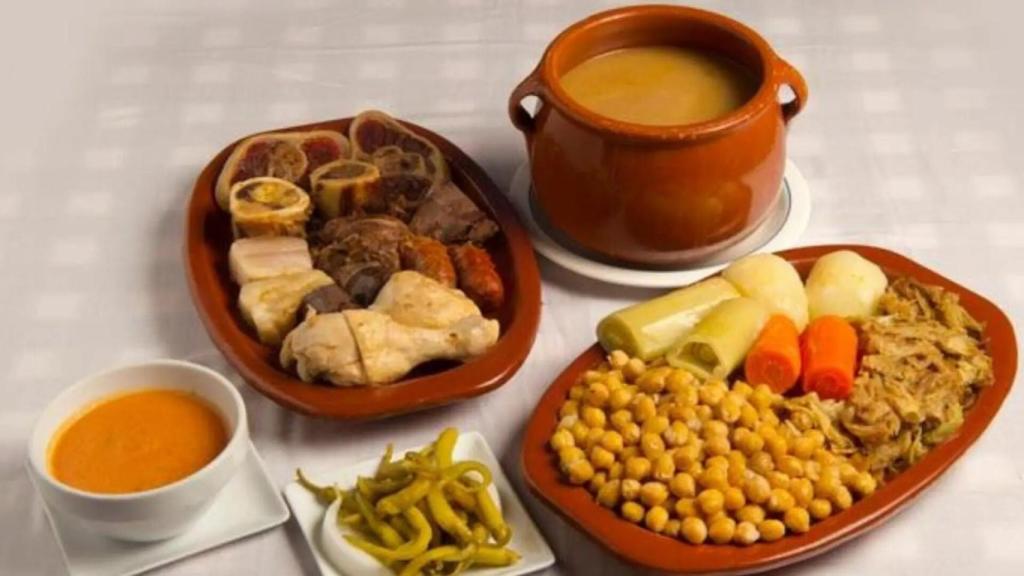 Cocido madrileño.