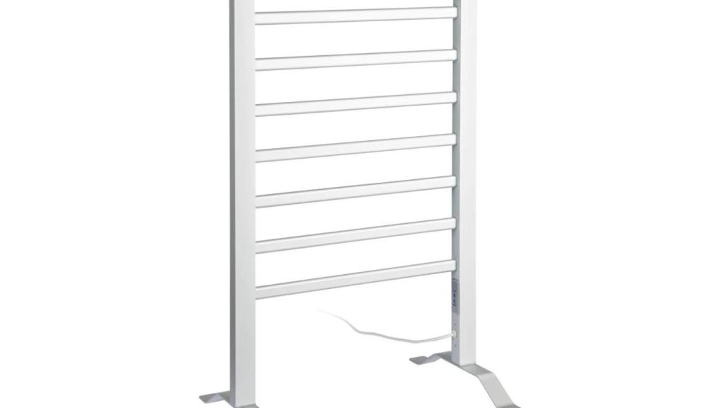 Barra calefactable para toallas de Lidl.