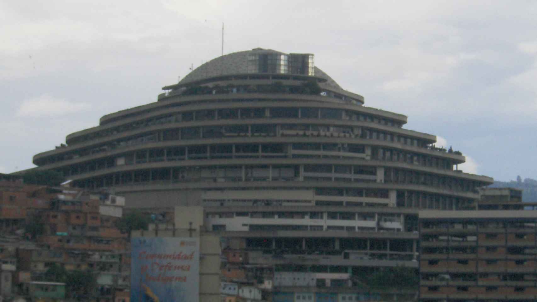El Helicoide, sede de los servicios secretos venezolanos y prisión de opositores, en Caracas.