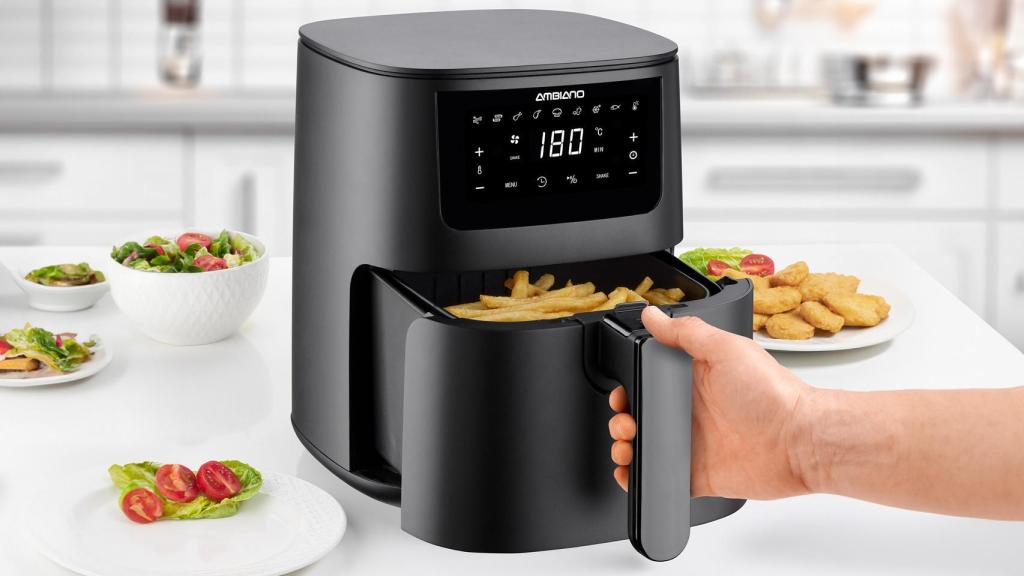 Freidora de aire caliente de Aldi.