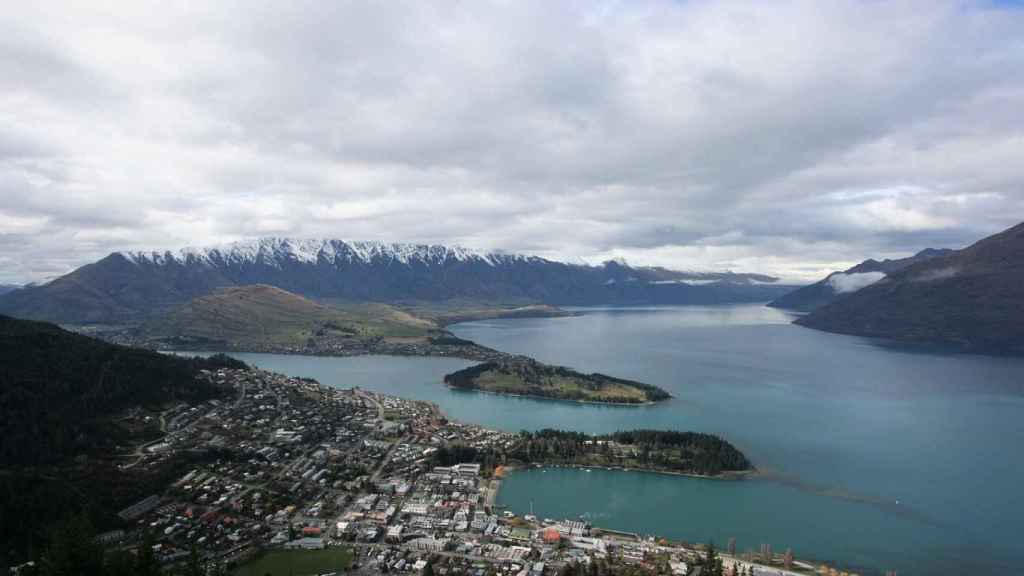 Lago Wakatipu, Nueva Zelanda.