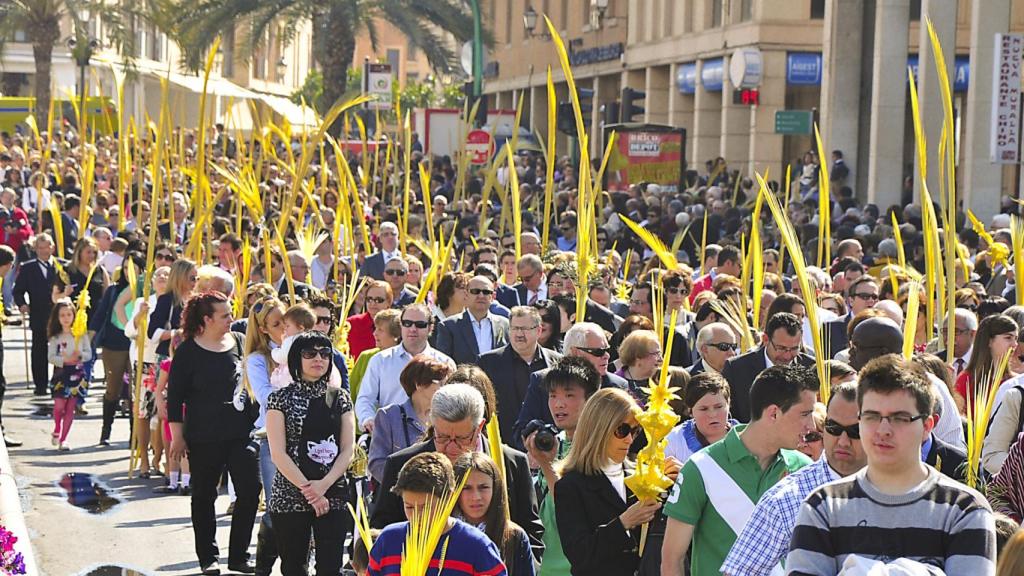 Un Domingo de Ramos en Elche.