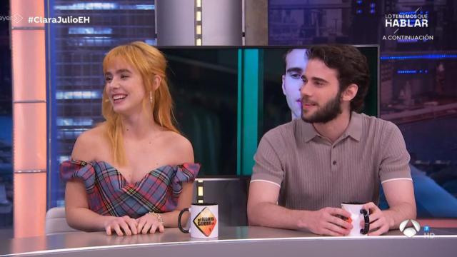 Julio Peña y Clara Galle en 'El Hormiguero'.