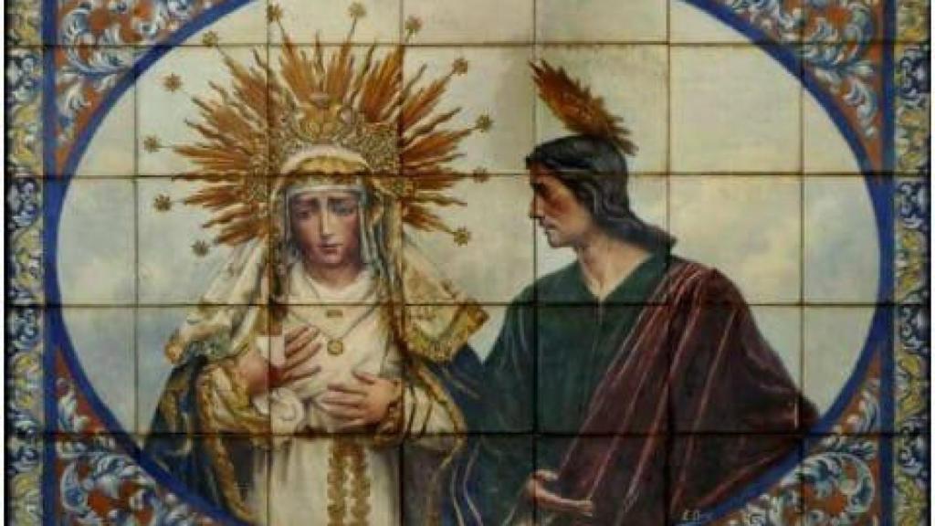 Azulejo con las imágenes.