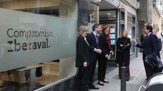Carriedo ha acudido a la inauguración de la nueve sede de Iberaval este miércoles en Palencia